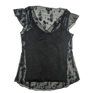 Jessica Simpson layered top Large